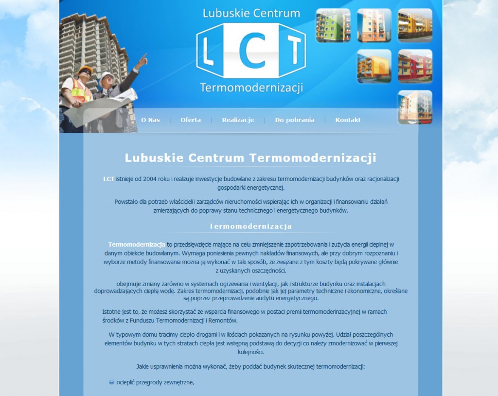 Lubuskie Centrum Termomodernizacji - strona www